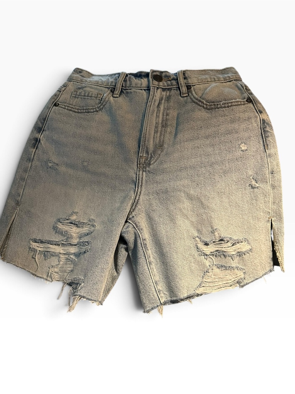 HIDDEN Los Angeles Distressed High Rise Denim Cutoff Shorts NWOT